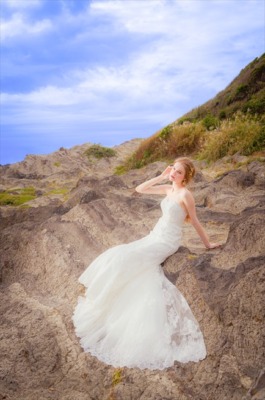 ウェディング　ウエディング　ウェディングドレス　石垣島　レンタル　ブライダル　ブライダルサロン　HANA　リゾート　リゾートドレス