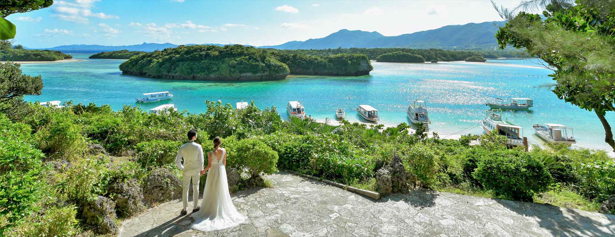 石垣島・大草原　沖縄石垣島フォト・ウェディング Ishigaki Island Okinawa Kabira-Bay Photo Wedding 石垣島・川平湾