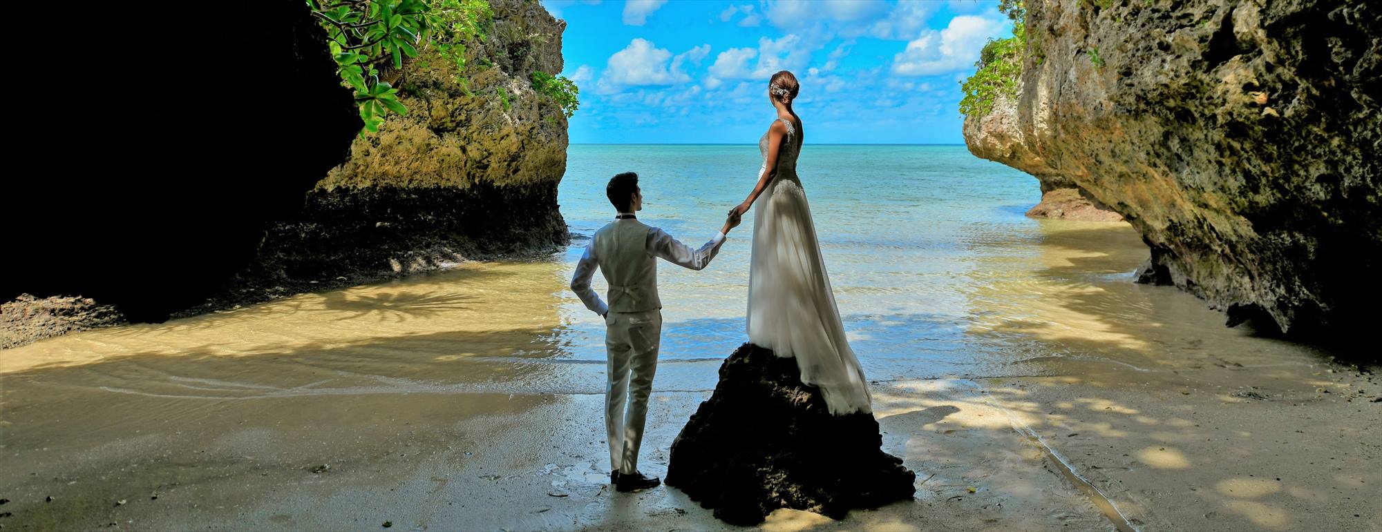 沖縄石垣島フォト・ウェディング Ishigaki Island Okinawa Sabichi Cave Photo Wedding サビチ鍾乳洞　挙式前撮影