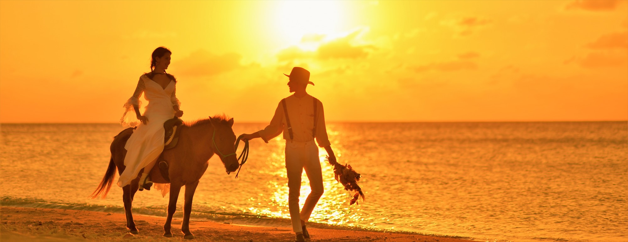 沖縄石垣島フォト・ウェディング Ishigaki Island Okinawa Sunset Beach Photo Wedding サンセット・ビーチ　挙式後撮影