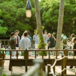 コーラル・テラス石垣島・沖縄結婚式│デッキ・ウェディグ・パーティー│デッキ４段目・披露宴前カクテルレセプション