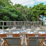 コーラル・テラス石垣島・沖縄結婚式│デッキ・ウェディグ・パーティー│デッキ４段目（２０名様までの着席披露宴に対応）