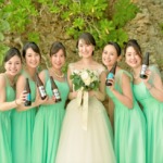 ビーチ乾杯│チャペル・デッキ・ヴィラ挙式後にお勧め