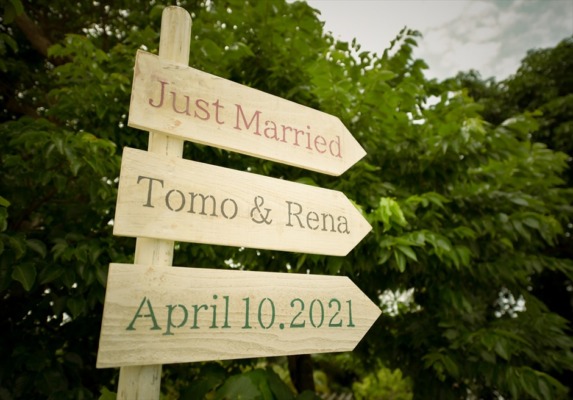 コーラル・テラス石垣島沖縄・披露宴│ウェディングパーティー・オプション│サインボード