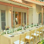 コーラル・テラス石垣島・結婚式　レストランテラス・ウェディングパーティー　披露宴・テーブル装飾一例