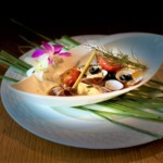 コーラル・テラス石垣島・沖縄披露宴│ウェディング・ディナー・５コースメニュー│メイン：魚料理