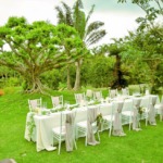 ハーブ・ガーデン・パナ　ガーデン・ウェディング・パーティー＆披露宴　挙式会場装飾一例