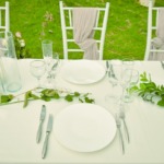 ハーブ・ガーデン・パナ　ガーデン・ウェディング・パーティー＆披露宴　テーブル装飾一例