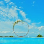 ホテル海邦川平ウェディング・オプション　挙式＆フォト＆パーティー用サークルアーチ