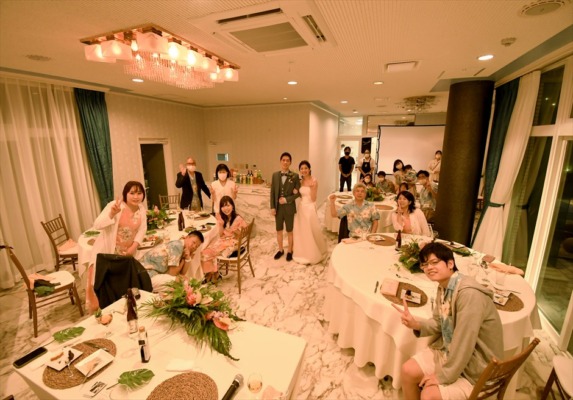 ホテル海邦川平 ホテル内ダイニング・ウェディング・パーティー＆披露宴 パーティーシーン