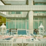 ホテル海邦川平 プールサイド・ウェディング・パーティー＆披露宴 パーティー会場装飾一例