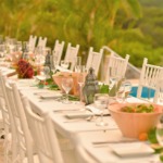 ホテル海邦川平 プールサイド・ウェディング・パーティー＆披露宴 パーティー会場装飾一例