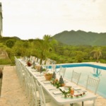 ホテル海邦川平 プールサイド・ウェディング・パーティー＆披露宴 パーティー会場装飾一例