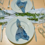 ホテル・ロイヤル・マリン・パレス石垣島　レストラン・テラス・ウェディングパーティー＆披露宴　テーブル装飾一例