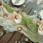 西表島ジャングル・ホテル・パイヌマヤ　ブリッジ・デッキ・ウェディングパーティー＆披露宴会場テーブル一例