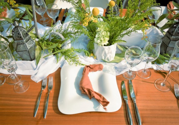 石垣白保ノスタルジーガーデンガーデン・パーティー・テーブル装飾一例