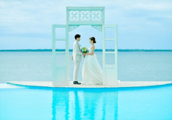 石垣島ビーチホテル サンシャイン　セレモニーフォトオプション　ヘブンズドア　チャペル・ガーデン・テラス・プール・ビーチに適用可能