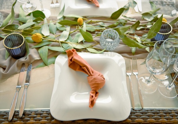 シーフォレスト石垣島レストラン　テーブル装飾一例