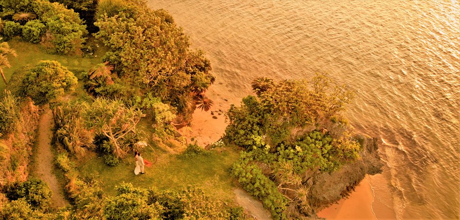 Beachfront Cliff Edge Garden Wedding