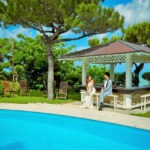 サンセットコーブ石垣ウェディング・パーティー会場　プールサイド