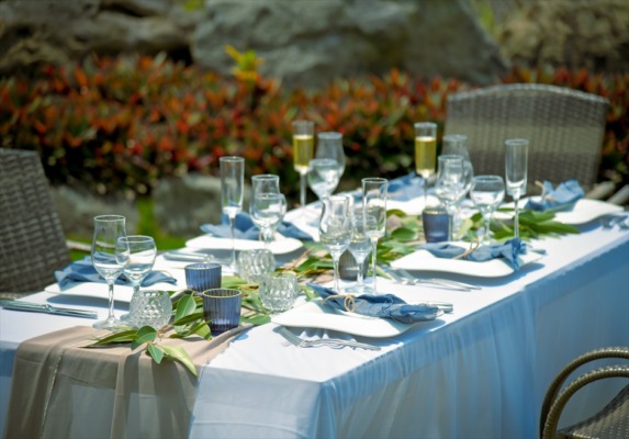 ヴィラガーデン・ウェディングパーティー＆披露宴テーブル装飾一例