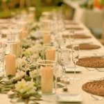 ヴィラガーデン・ウェディングパーティー＆披露宴　テーブル装飾一例