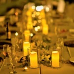 ヴィラガーデン・ウェディングパーティー＆披露宴　テーブル・キャンドル装飾一例