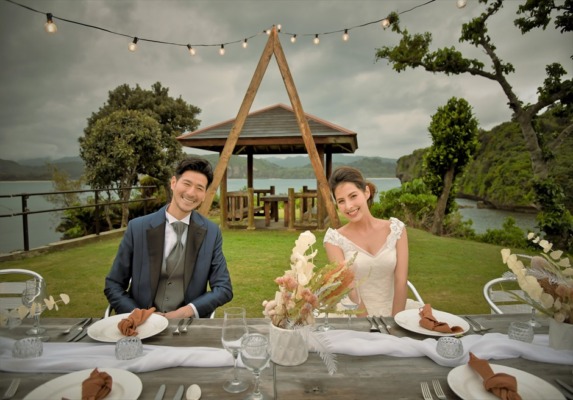ヴィラうなりざき西表島ガーデン　ウェディング・パーティーシーン