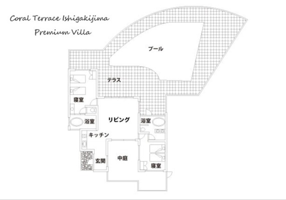 コーラルテラス石垣島 ヴィラ間取り