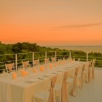 ルーフトップ・サンセット・ウェディングパーティー＆披露宴　パーティー会場装飾一例