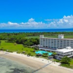 沖縄 石垣シーサイドホテル 上空からの全景