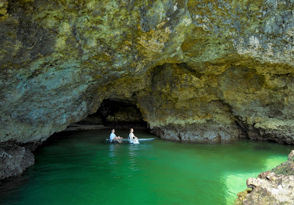 青の洞窟カヌー挙式前撮影　コーラル・テラス石垣島フォトウェディング