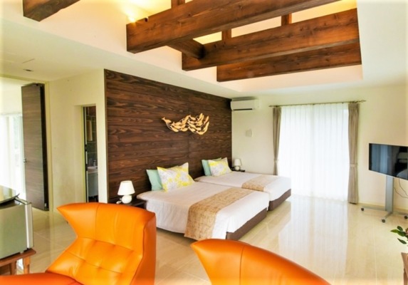 沖縄 石垣島 ザ・ミヤラガーデン ベッドルーム ヴィラ滞在