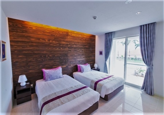 沖縄 石垣 ザ・ミヤラガーデン 貸切ヴィラ ベッドルーム