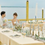 ビーチホテル サンシャイン石垣島　テラス・ウェディングパーティー＆披露宴　オーシャンフロント・テラス会場パーティーシーン