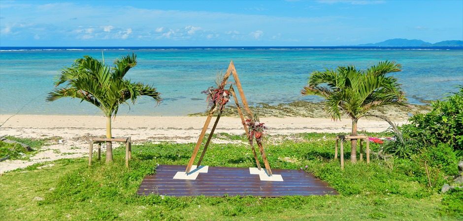 Beachfront Garden Wedding