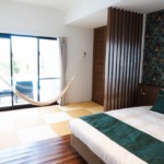 石垣島　シエスタ・プライベート・プール・ヴィラ　寝室　ベッド