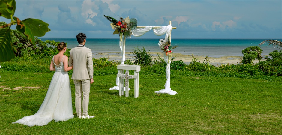 Beachfront Garden Wedding