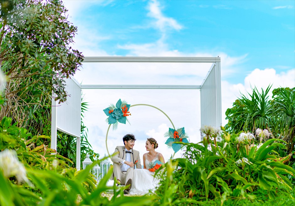 Beachfront Deck<br>Ceremony Photo Wedding