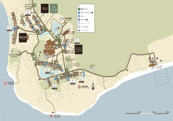 はいむるぶし　小浜島　リゾート　マップ