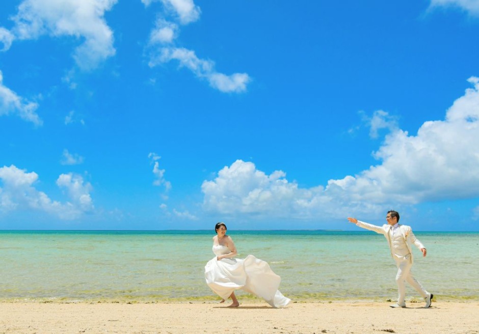 小浜島 はいむるぶし 前撮り（コマ撮り風フォト）