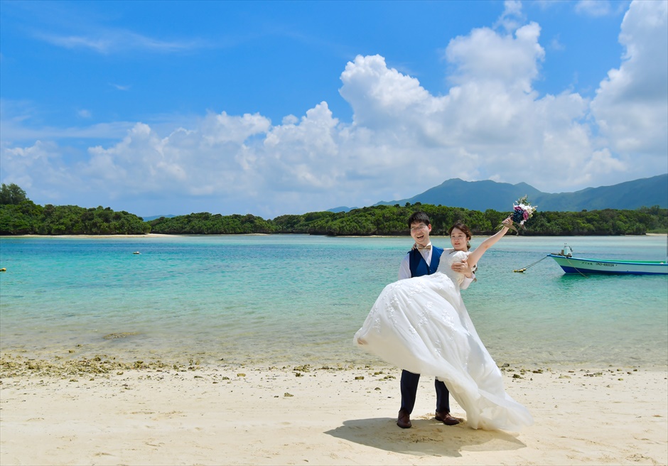 石垣島 川平湾ビーチ 前撮り撮影