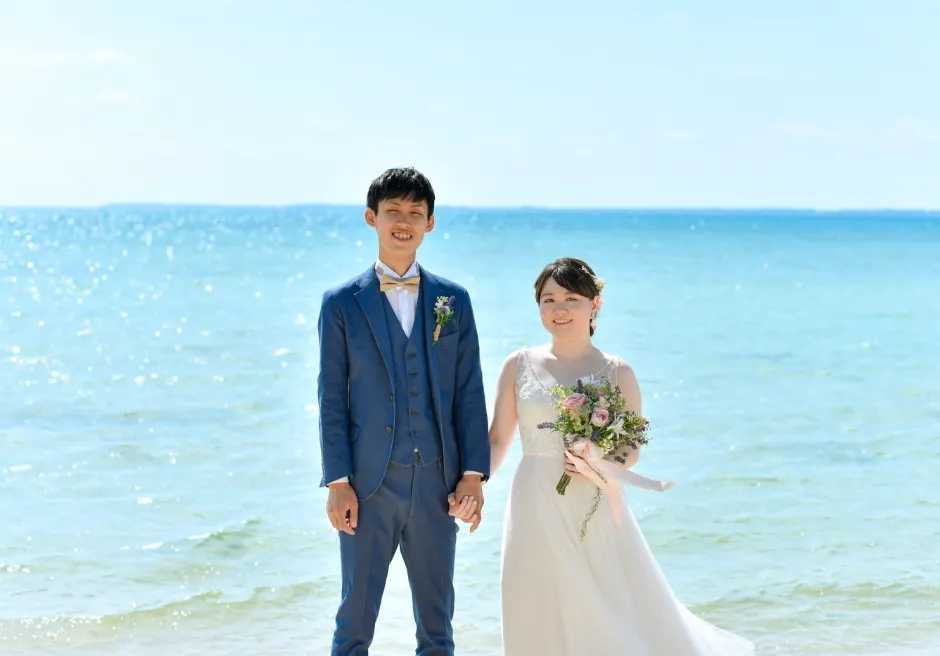 フォトウェディング小浜島　はいむるぶし（ビーチ）