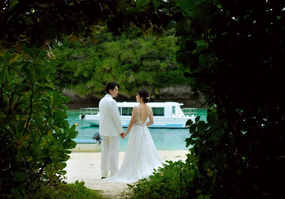 川平湾　石垣島フォトウェディング