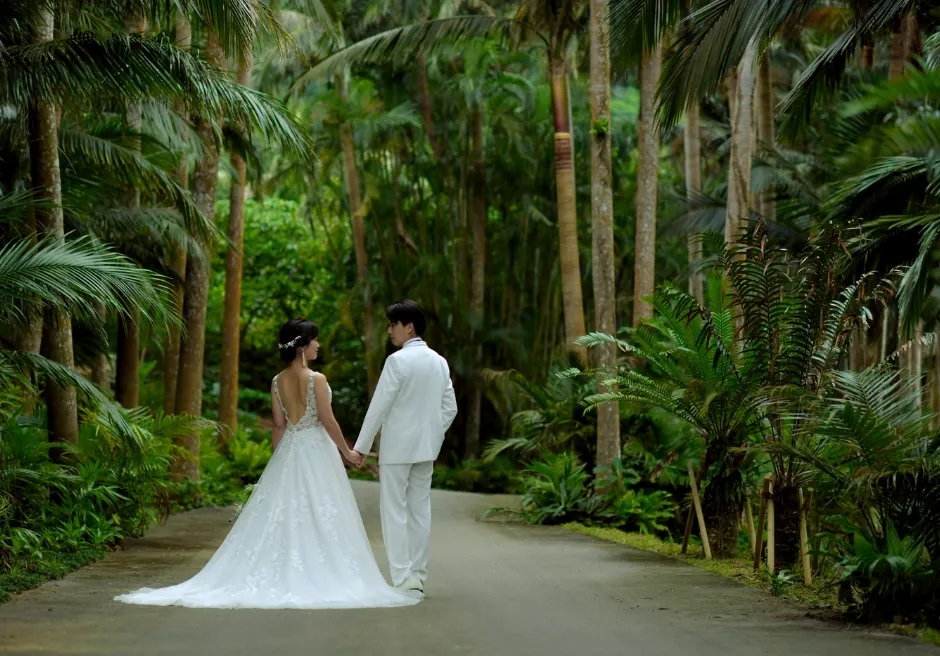 八重山ヤシ園　石垣島フォトウェディング