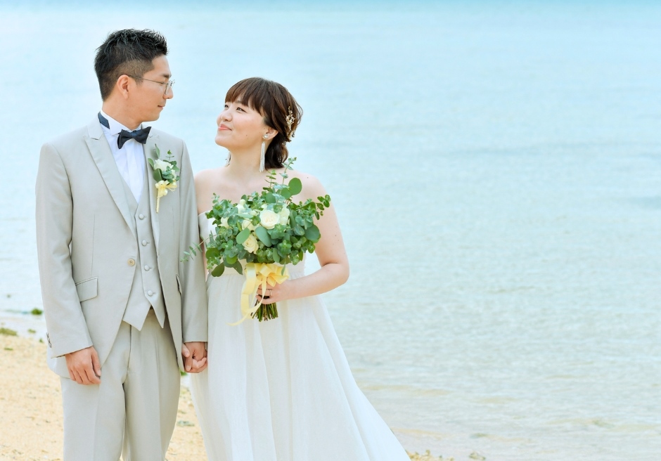前撮り 小浜島 はいむるぶし（ビーチ）