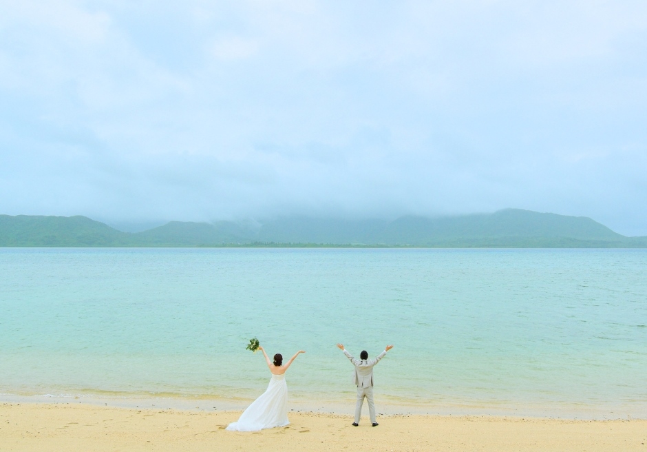 小浜島 はいむるぶし 前撮り撮影（ビーチ）