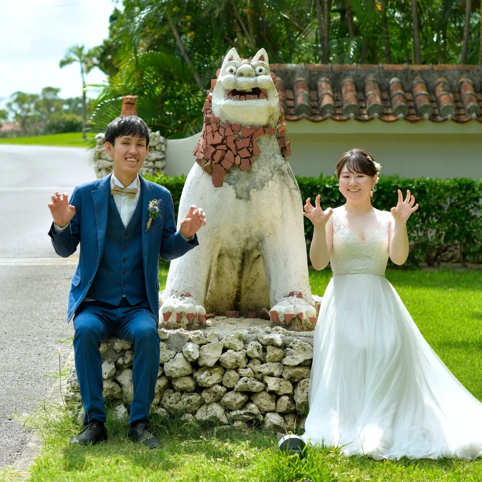 はいむるぶし園内 フォトウェディング