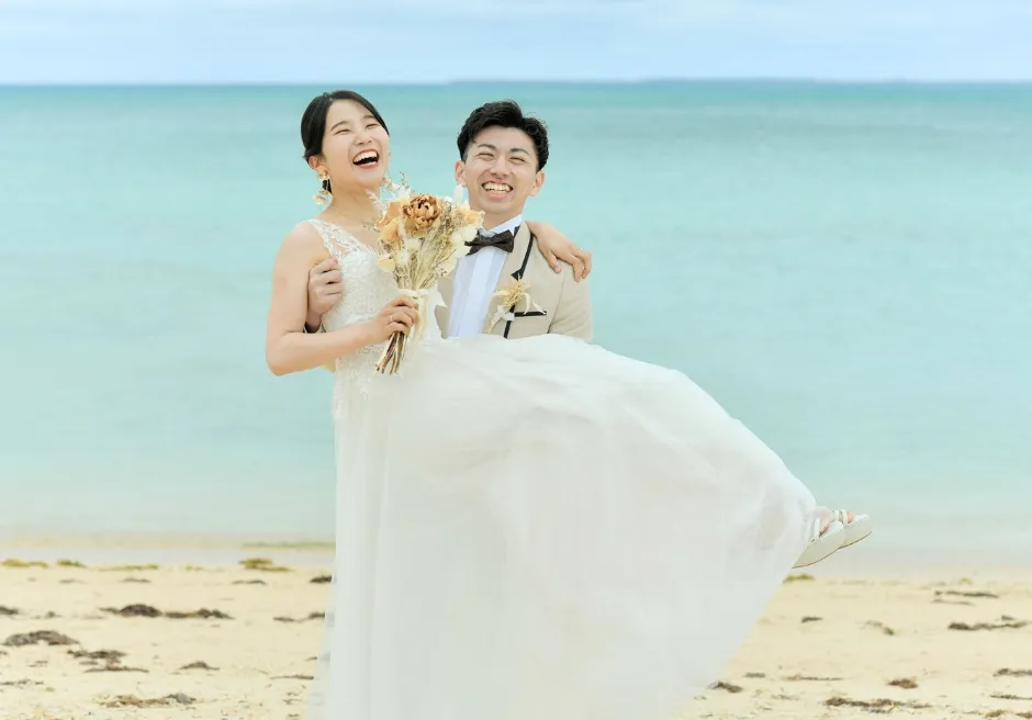 小浜島　はいむるぶし 前撮り撮影（ビーチ）