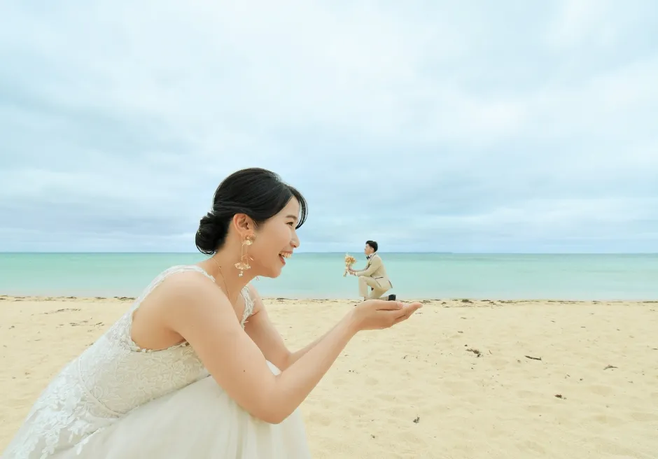 前撮り 小浜島　はいむるぶし（ビーチ）
